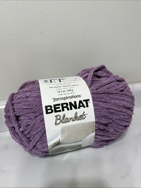 Bernat Blanket Yarn Skein - Shadow Purple